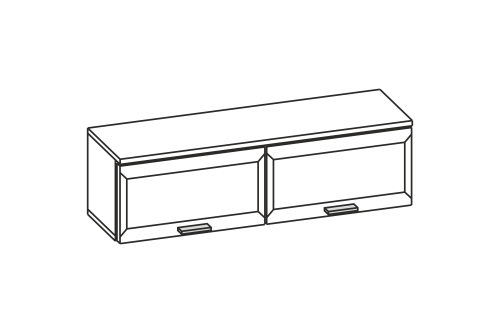 Антресоль АН-1043 После того, как вы сделаете заказ, мебель придет на московский склад в течении 10-12 рабочих дней