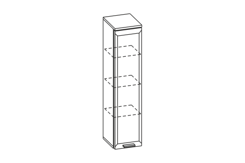 Антресоль АН-1101 После того, как вы сделаете заказ, мебель придет на московский склад в течении 10-12 рабочих дней