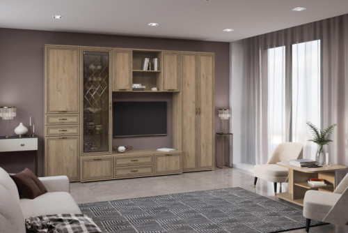Гостиная Карина-21 После того, как вы сделаете заказ, мебель придет на московский склад в течении 10-12 рабочих дней