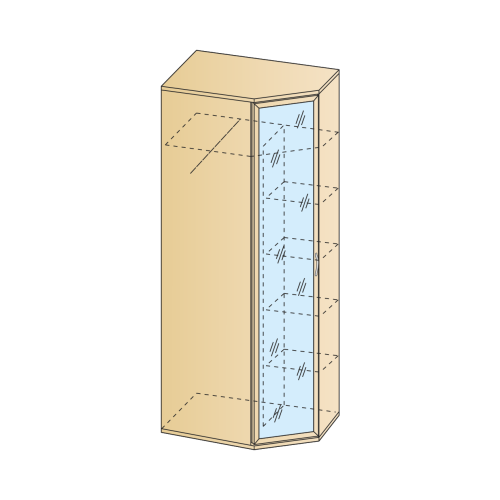 Шкаф ШК-1018 После того, как вы сделаете заказ, мебель придет на московский склад в течении 10-12 рабочих дней