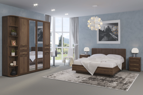 Спальня Карина 3 После того, как вы сделаете заказ, мебель придет на московский склад в течении 10-12 рабочих дней