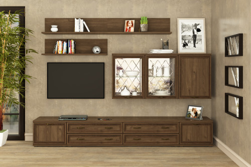 Гостиная Карина-10 После того, как вы сделаете заказ, мебель придет на московский склад в течении 10-12 рабочих дней