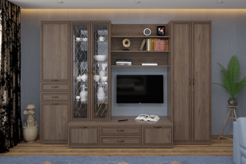 Гостиная Карина-14 После того, как вы сделаете заказ, мебель придет на московский склад в течении 10-12 рабочих дней