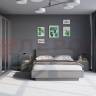 Cпальня Карина 1 в цвете Серый Оникс